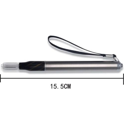 200pcs Manual Microblading Tattoo Eyebrow Pen Tool Blade Holder with LED Light Eyebrow Tattooing Pen For Tattoo Needle hot