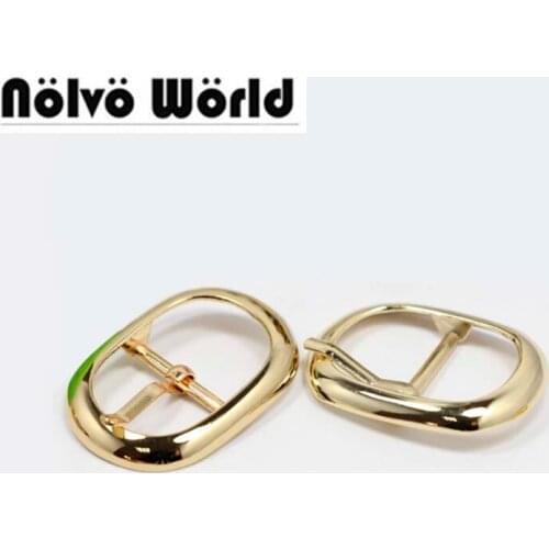 30pcs 5 colors 19.4mm (3/4") high fashion bag shoes hats adjusted alloy pin belt buckles