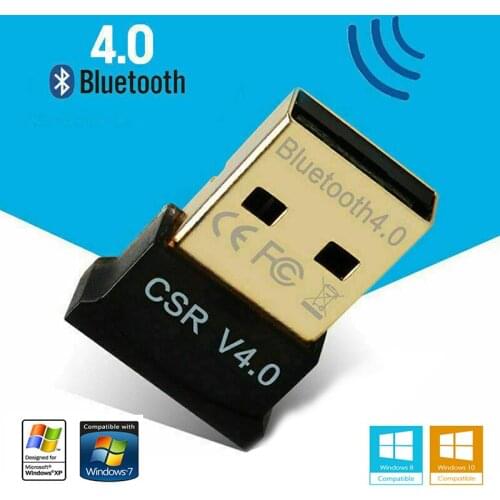 Bluetooth Adapter Mini USB Wireless Bluetooth Dongle V4.0 CSR Dual Mode Music Sound Receiver For Windows 10 7