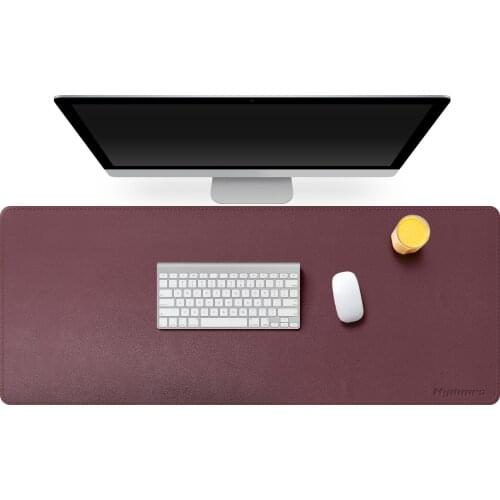 Large Computer Office Desk Mat 115*50 PU Leather Mouse Pad Gamer Waterproof Desk Pad Keyboard Laptop Cushion Accessories