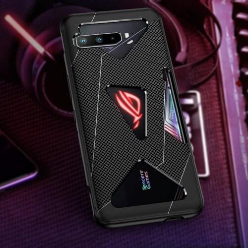 Phone Case For Asus ROG Phone 3 Gaming Cell Phone Shockproof Armor Heat dissipation Back Cover Case Phone Accessories