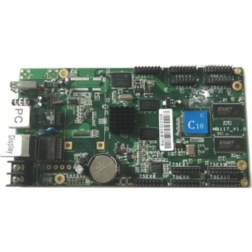 C10C HD-C10C Wifi Asynchronous Indoor & Outdoor full color LED Video Display Controller card comes with 10 Groups HUB75E