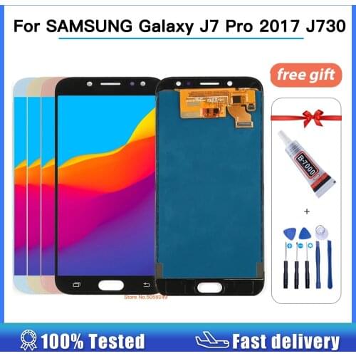 J7 2017 lcd for Samsung Galaxy J730F J730GM J730G J730 Display replacement J7 Pro LCD touch screen assembly Adjustable Digitizer
