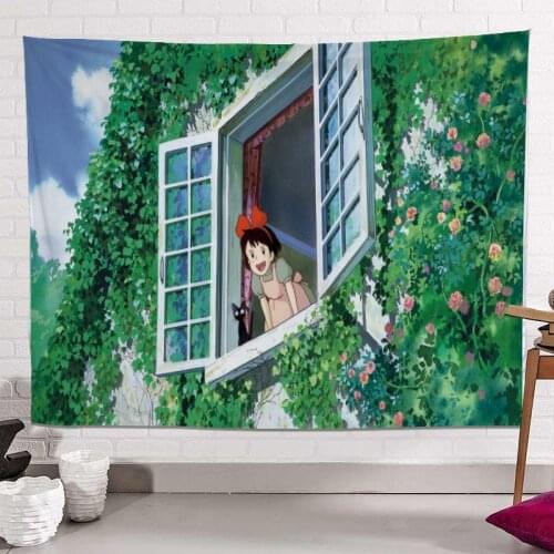 Kawaii Room Decor Healing Background Cloth Home Decoration Accessories Decoration Aesthetic Room Decoration Tarot Cards Mural