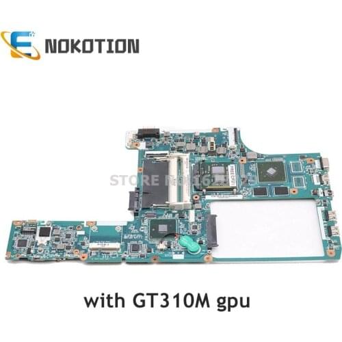 NOKOTION For Sony VAIO VGN-CW laptop motherboard A1768959A MBX-226 MAIN BOARD 1P-009BJ02-8011 PM45 DDR3 Free cpu GT310M gpu
