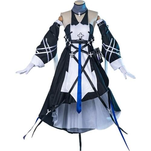 Anime Game Arknights Whisperain Cosplay Costume Dress Belts Gloves Hat Socks Daily Carnival Party Festival Uniform Brand New