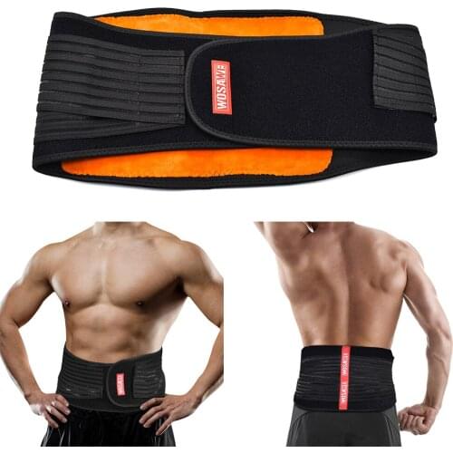 Lumbar Waist Support Lower Back Brace Exercise Body Shaper Gym Fitness Belt for Men and Women Braces & Supports