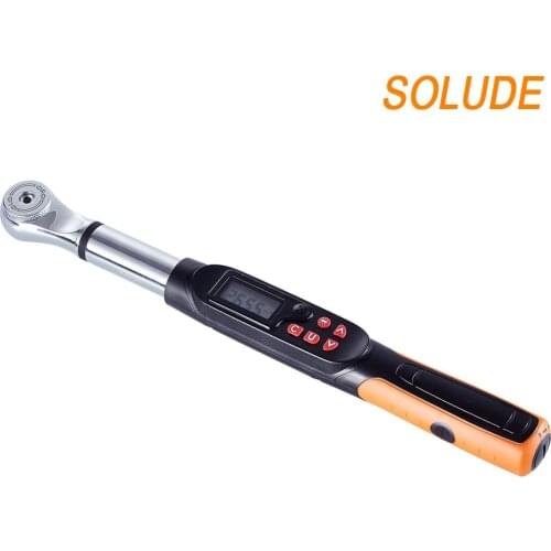 SOLUDE Electronic Digital Adjustable Torque Wrench,1~340 Nm,Portable Precision Measuring Tools