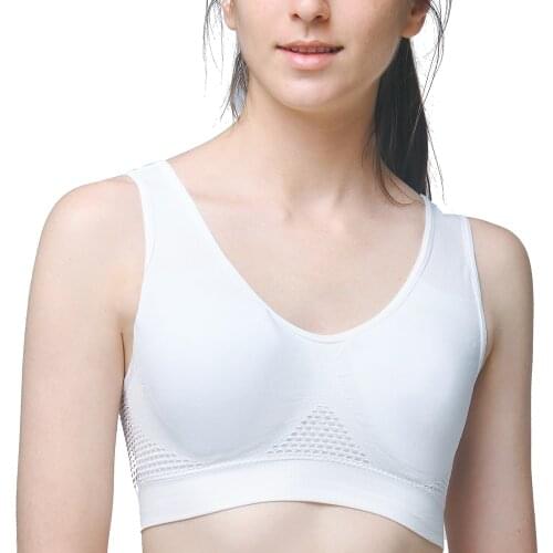 SH-2001 Daily Comfort Wireless Shaper Bra Hollow Knitted Breathable Bra