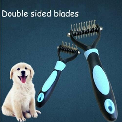 Professional Pet Grooming Undercoat Rake Comb Dematting Tool Dog Cat Brush