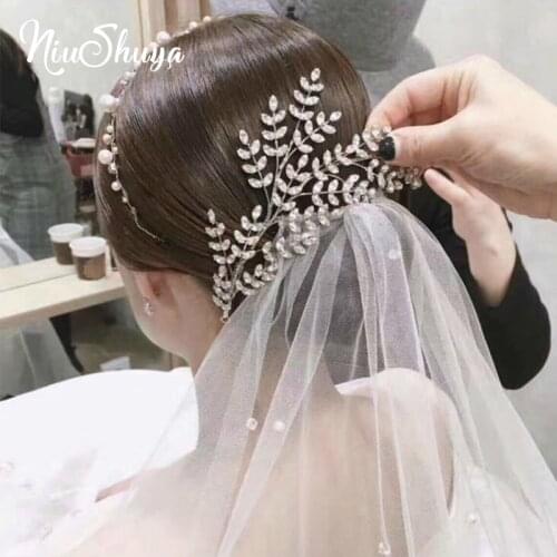 NiuShuya Elegance Rhinestones Vine Headpiece Wedding Bridal Hair Accessories Hairwear Jewelries