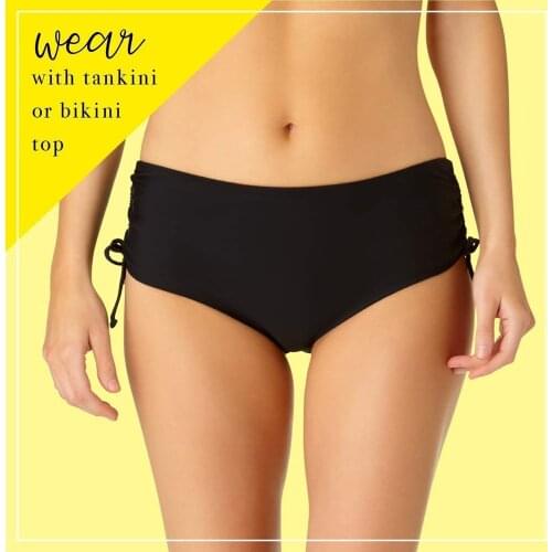 Sexy Womens Hot Swimming Trunks One-Piece Bikini Shorts Brief Thong Bottom Brazilian High Waist Swimwear Beachwear Bathing Suit