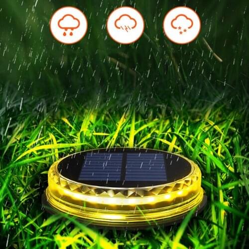 Garden Pathway Patio Lights with Lamp Driveway/Lawn/Road Ground Lamp Outdoor LED Solar Light Waterproof Christmas Decoration