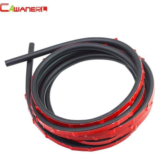 Cawanerl 4 Meter Small-D Car Rubber Sealing Strip Edge Trim Auto Door Hood Seal Strip Weatherstrip Sound Insulation 400CM
