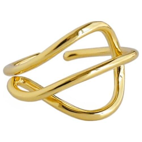 ZEMIOR 925 Sterling Silver Ring For Women Fine Jewelry Adjustable Handmade Irregular Female Rings Anniversary Hot Selling Gift