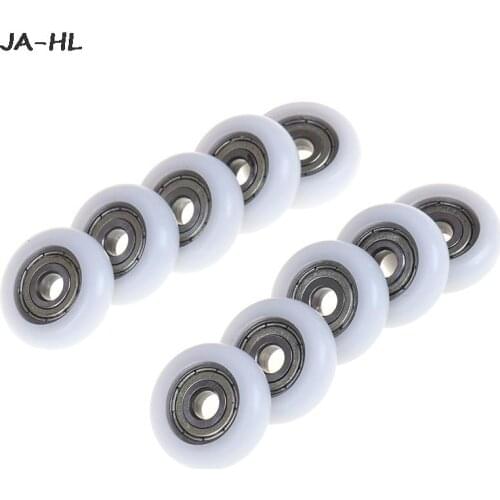 2/5/10pieces Diameter 23mm Sliding Shower Roller Wheel Plastic Door Replacement Roller Wheel Runner