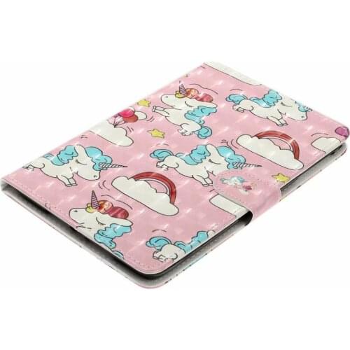3D Cute Cartoon Smart PU Leather Cover Case For Samsung Galaxy Tab A6 A 6 2016 10.1 T585 T580 SM-T585 Tablet Case Coque Funda