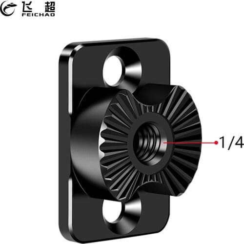 Aluminum Extension Mount Plate Adapter for DJI Ronin S SC RS2 RSC2 Gimbal Adapter w Rosette 1/4 Screw Hole Monitor Holder Mount