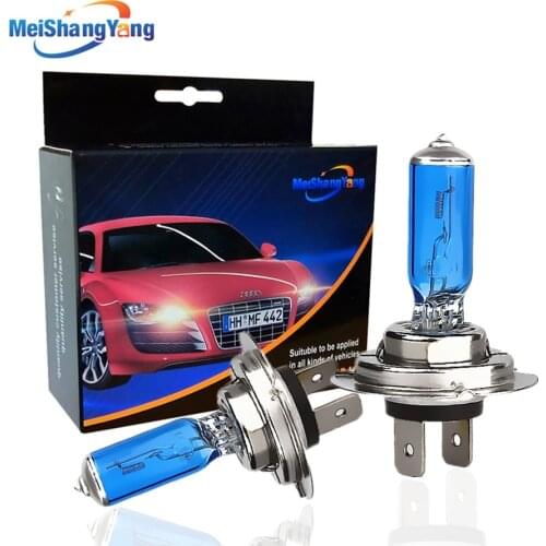 2PCS H7 55W Halogen Bulb White Quartz Glass Car Daytime Running Lights DRL Auto Fog Driving Lamp Source 12V 5000K