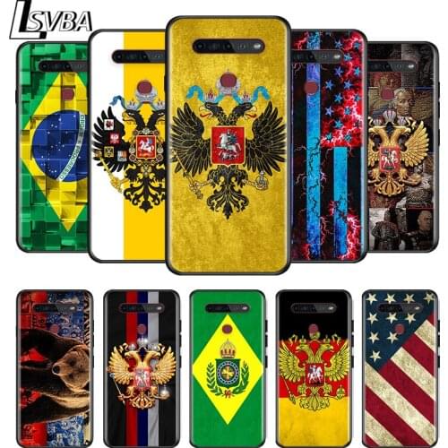 Fashion Flags World For LG G8 V30 V35 V40 V50 V60 Q60 K40S K50S K41S K51S K61 K71 K22 K31 K42 K92 ThinQ 5G Phone Case