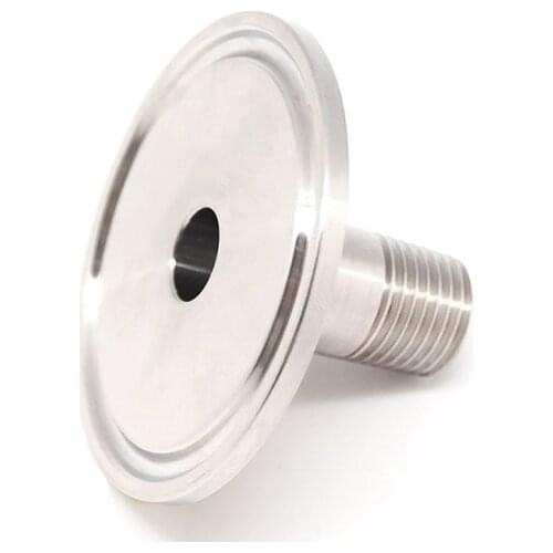 1/4" 3/8" 1/2" 3/4" 1" NPT Male Thread 304 Stainless Steel Sanitary Ferrule Pipe Fitting For Homebrew Fit 1.5" Tri Clamp