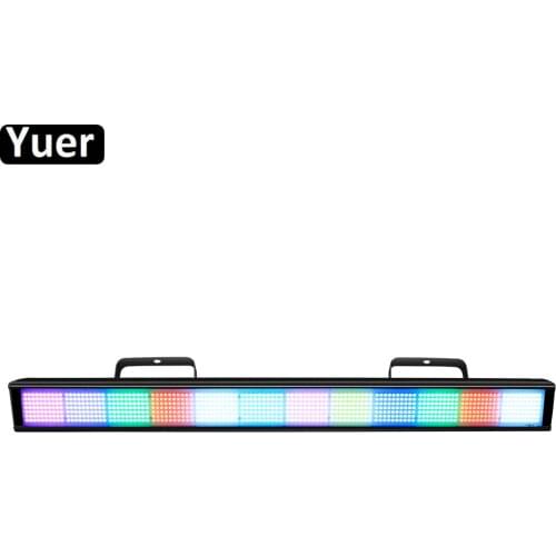 New840Pcs LEDs RGB Pixel Wall Washer Light Running Horse DMX512 Sound Control LED Bar DJ Disco Light Party Club Wash Wall Lights