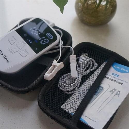 New Healthcare Electrotherapy CES Stim Device For Anxiety Insomnia And Depression Cure Migraine Neurosism Pain Relief