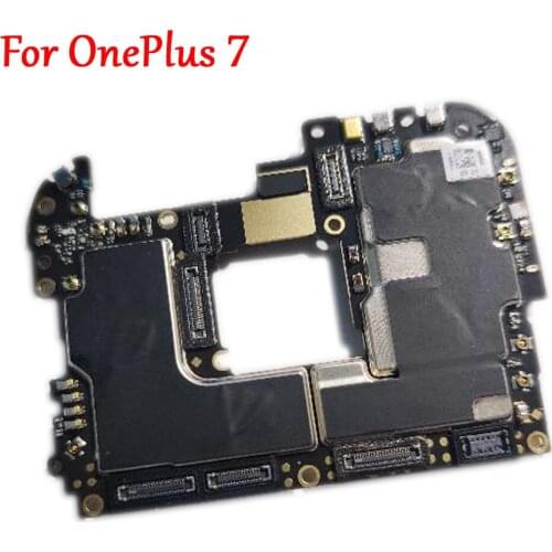 Tested Full Work Original Unlock Motherboard For OnePlus 7 Oneplus7 Logic Flex Cable Circuit Electronic Panel Mainboard
