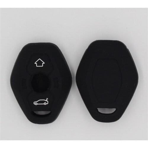 Silicone Car Key FOB Remote Case Cover Sticker For BMW X3 X5 Z3 Z4 3 5 7 Series E38 E39 E46 E83 1998-2005
