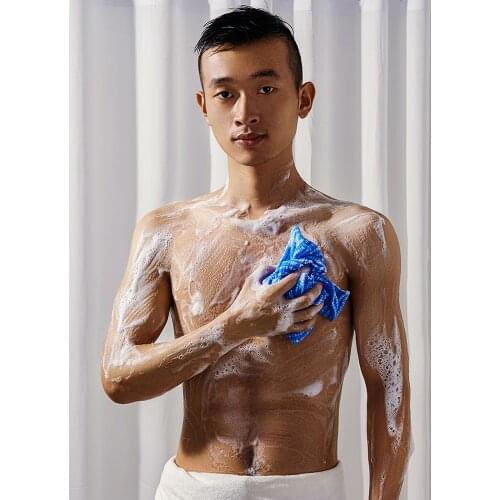 Super Concentrated Foaming Bubbling Bath Towels Long Rubbing Back Artifact Back Skin Men and Women Bathing Balls Japan Genuine