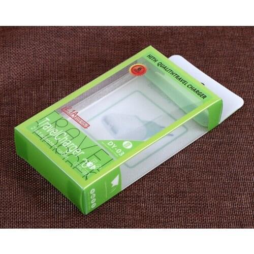 UV Protected Screen Printing clear pvc telescopic plastic box packing Customize clear plastic box factory ---PX20152