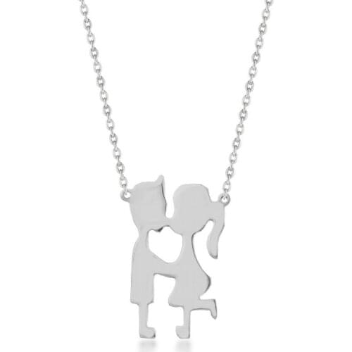 Personalized Darling Silver Women Necklaces Romantic Pendant 925K Silver Women Thin Silver Chain Women For Gifts