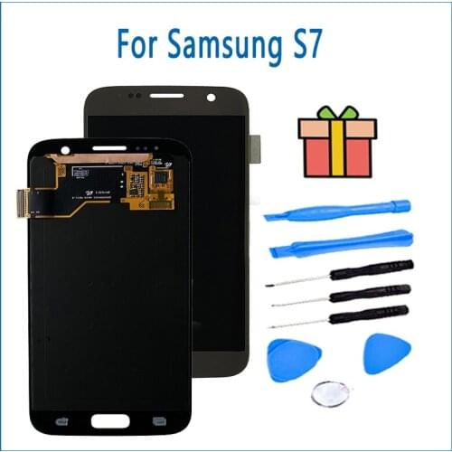 Moblie Phone Lcd For Samsung Galaxy S7 G930 SM-G930F G930FD G930S G930L Lcd With Touch Screen Digitizer Assembly Replacement