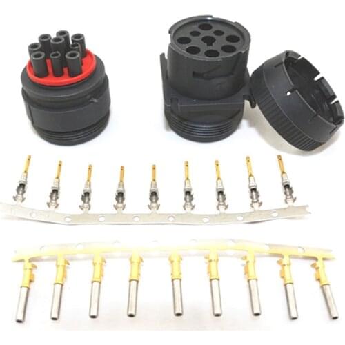 1Set Deutsch Connector for Track J1939 9pin Connector 9 PIN Female Diagnosctic Tool Connector
