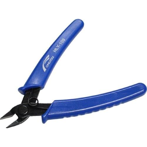 100FIX H-109 Electronic Diagonal Pliers Sharp Durable IC Device Pin Cutting Pliers with spring mini hand pliers