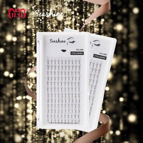 5D Volume Lashes Premade Fans 5 Clusters Handmade Customize Logo Eyelashes Extension Free Shipping