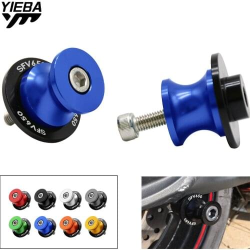Free shipping 8mm Motorcycle Swingarm Slider Spools Sliders Stand Cover Protector For SUZUKI SFV650 SFV 650 Gladius 2009-2014
