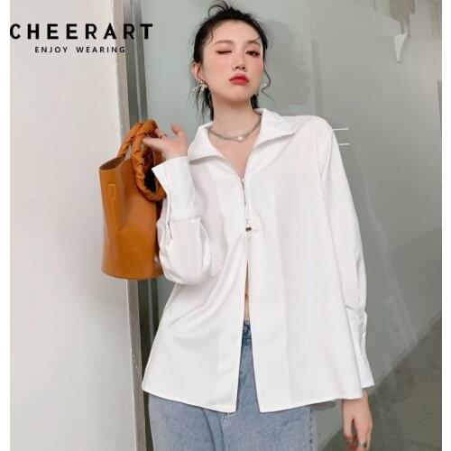 Блузки с воротником стойка Cheerart China At AliExpress