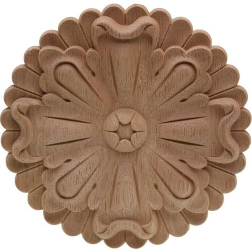 VZLX Wood Crafts Log Slices Discs Cutout Circle Round Large Decor Wooden For Wedding DIY Home Decoration Accessories Figurine