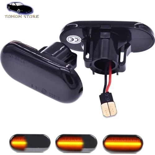 Dynamic LED Side Marker Turn Signal Indicator Lights For Renault Thalla Symbol Trafic Twigo Scenic MPV Megane Safrane Main Box
