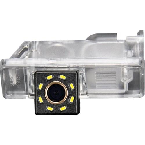 Misayaee Car Rear View Reverse Parking Camera Golden 8 Led for Mercedes Viano Vito & Sprinter W639 2004-2012Night Vision Waterp