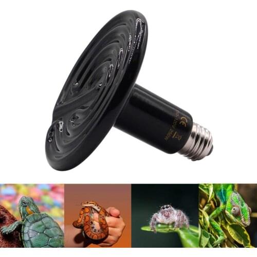 200W/250W Ceramic Reptiles Heating Lamp Chameleon Heat Bulb Emitting Heater
