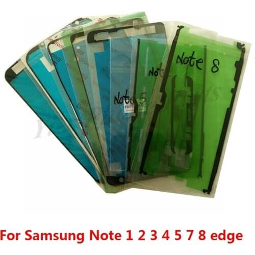 10pcs Sticker Adhesive Glue Tape Front Housing LCD Touch Screen Frame for Samsung Galaxy Note 2 3 4 5 8 edge+Tracking Number