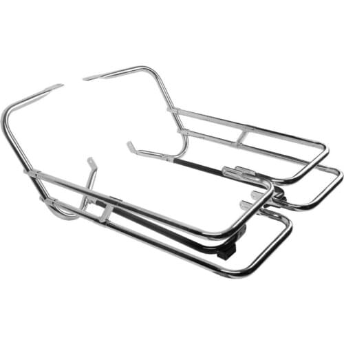 Motorcycle Saddlebag Guard Rail Mounts Bracket For Harley Touring Road King Electra Glide Road Glide Ultra Classic 1997-2008