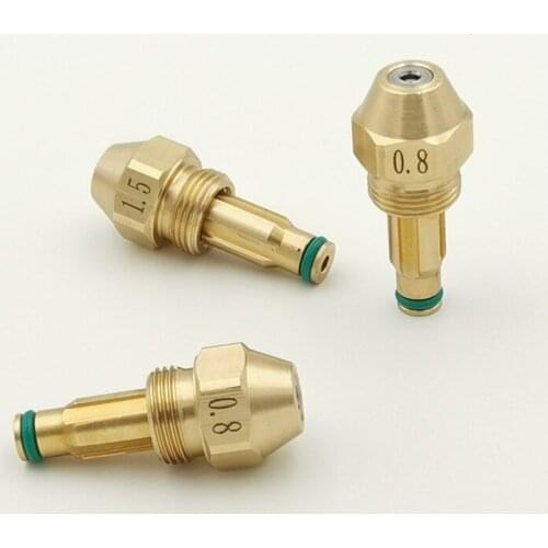 0.5,0.8,1,1.2,1.5,2,2.5,3 orifice Brass Waste oil burner nozzle industrial boiler combustion oil jet fuel injection