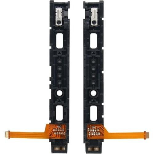 Left/Right Slider Railway Replacement Controller Track Assembly for Switch NS Joy Con Console Rail J0PB
