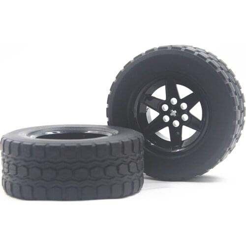 MOC Technic Parts 1pcs TYRE TYRE DIA 94,3 X 38 & RIM DIA 56 X 34 compatible with lego for kids boys toy