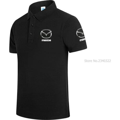 New summer Casual Women Brand Classic Mazda Polo Shirt Jerseys Fashion Unisex Couple tops