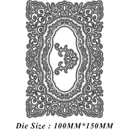 Greeting Card Cover FRAME Metal Cutting Dies 2021 New Diy Molds Scrapbooking Paper Making Die Cuts Crafts