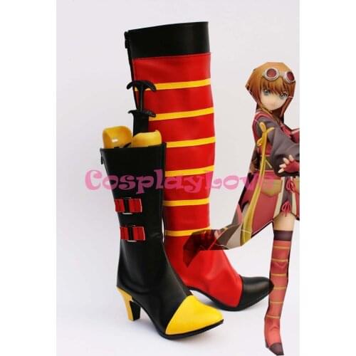 Tales of Vesperia Rita Mordio Cosplay Shoes Boots Custom-Made For Halloween Christmas Festival CosplayLove